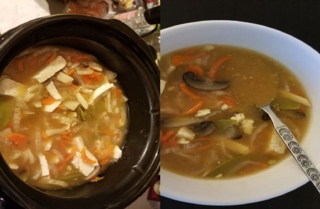 Crockpot Hot and Sour Vegetable Soup