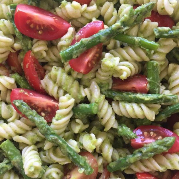 Asparagus Pesto Pasta Salad