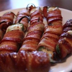 Bacon Wrapped Chicken & Cream Cheese Stuffed Jalapenoes