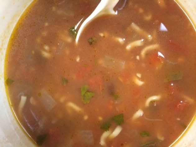 Black Bean Ramen Soup