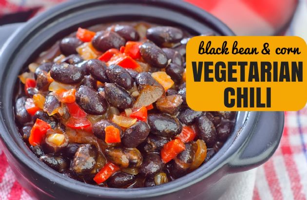 Black Bean and Corn Vegetarian Chili