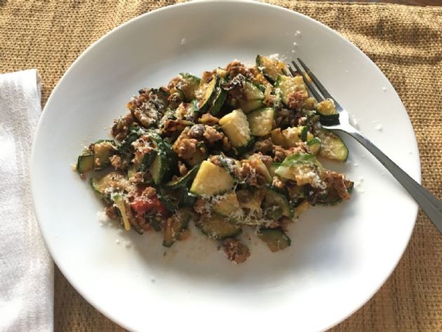 Turkey Zucchini Skillet