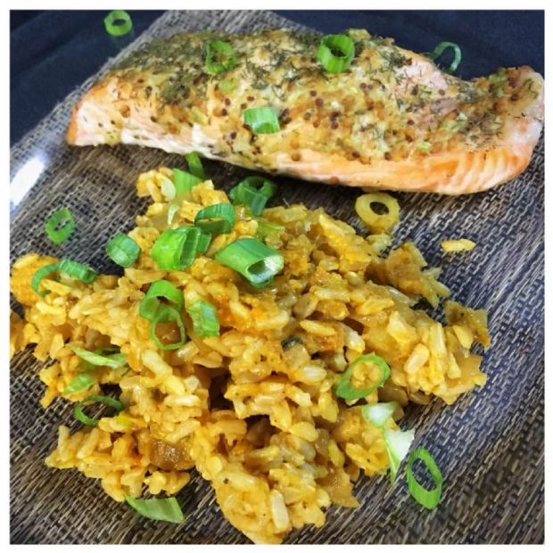 Brown Rice with Thai Penang Ginger Curry