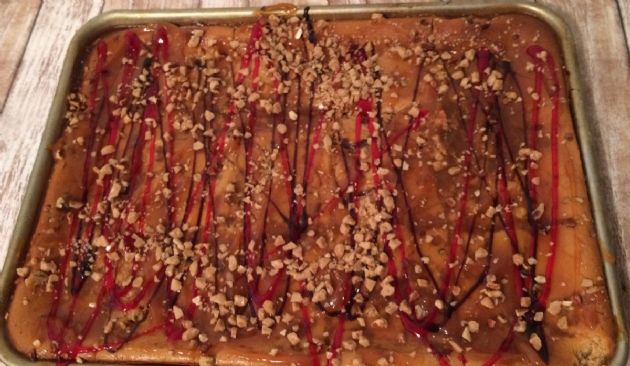Caramel, Heath & Almond Cheese Cake Bites