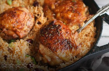 Caribbean Jerk Chicken & Rice
