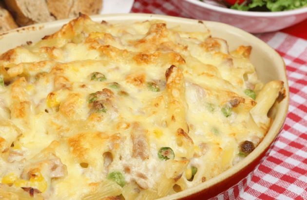 Cheesy Tuna Veggie Casserole