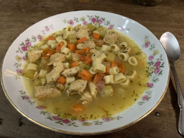 Chicken Soup with Ditalini