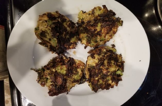 Chinese Bok Choy Broccoli Patties