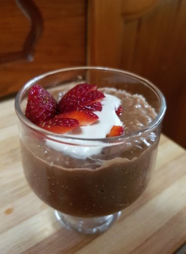 Chocolate Avocado Chia Pudding