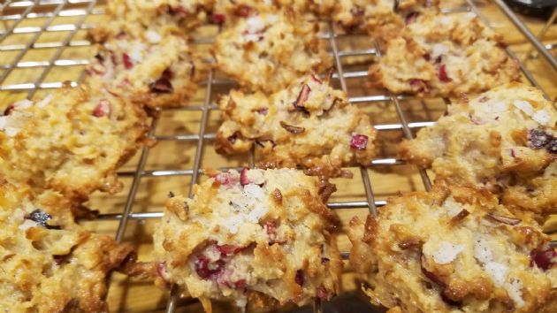 Cranberry Pecan Coconut Macaroons