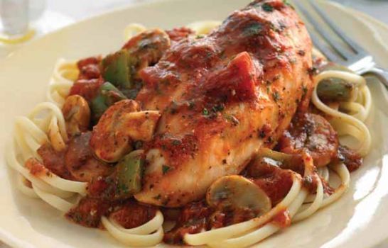 Crock Pot Chicken Cacciatore