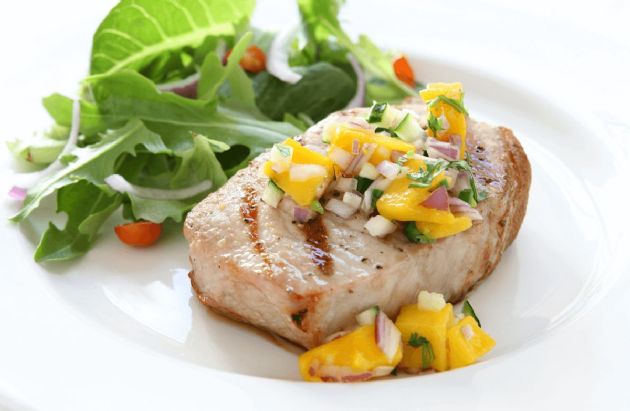 Curried Mango Pork Chops