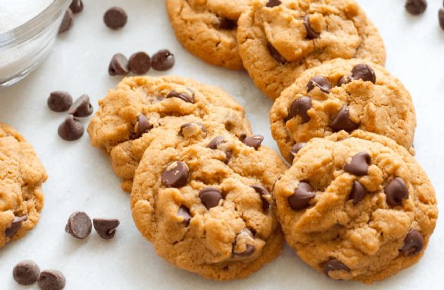 Decadent Peanut Butter Chocolate Chip Cookies with Flax