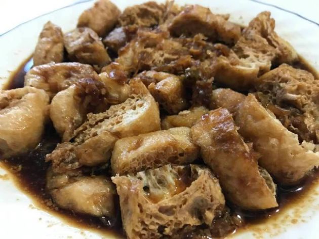 Fried Tofu in Chili Soy Sauce