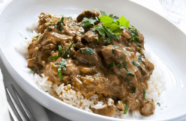 Ground Beef Stroganoff