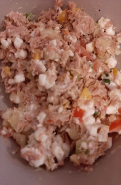 Guilt free tuna salad