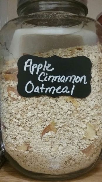 Homemade Apple Cinnamon Oatmeal