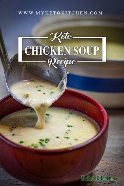 Keto Cream of Chicken Soup