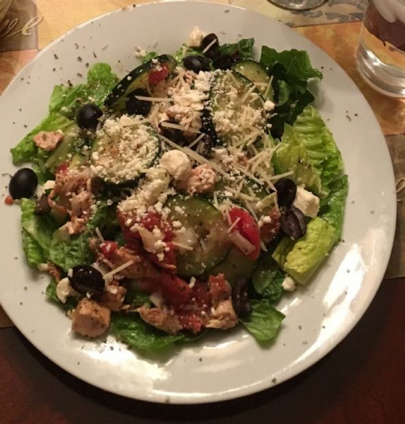 LOW CARB Greek Chicken Salad