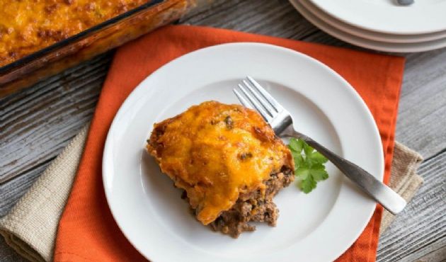 Low Carb Bacon Cheeseburger Casserole