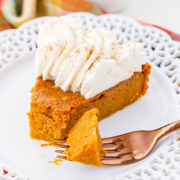 Low Carb Crustless Pumpkin Pie