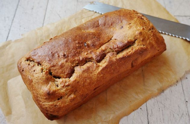 Virtually Fat-Free Delicious Banana Bread.