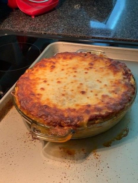 Mexican V8 Spaghetti Pie