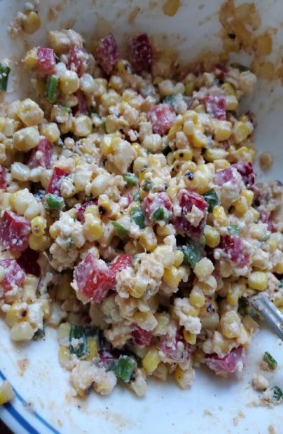 Mexican street corn salad