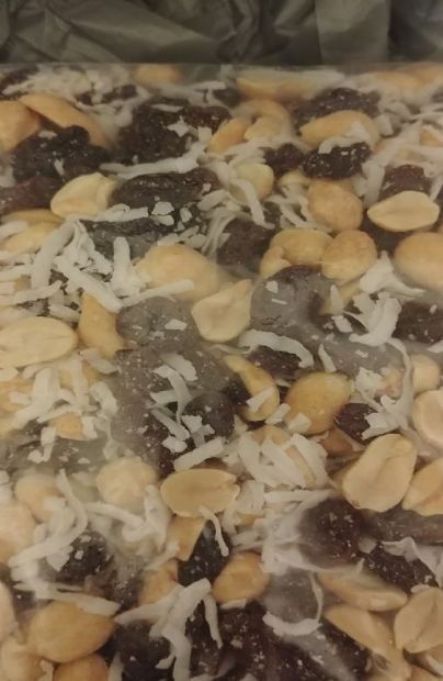 Raisin, peanut coconut mix