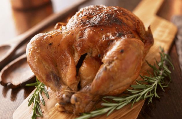 Roasted Chicken with Herb Oil