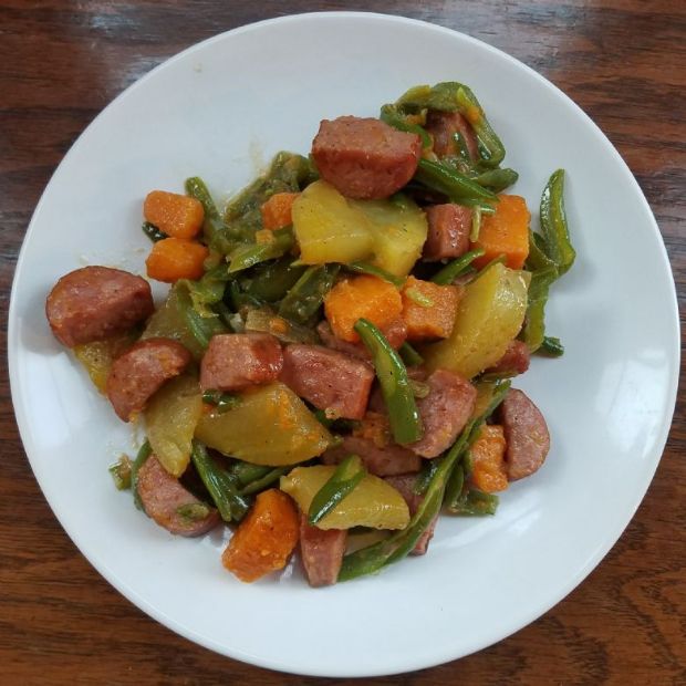 Sausage and Sweet Potato Hash