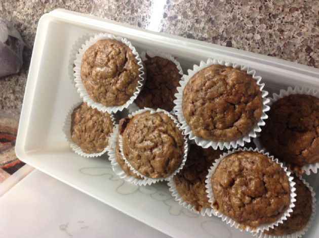 Skinny Banana Muffins