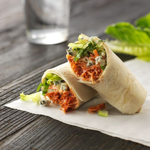 Slow Cooker Buffalo Chicken Wraps