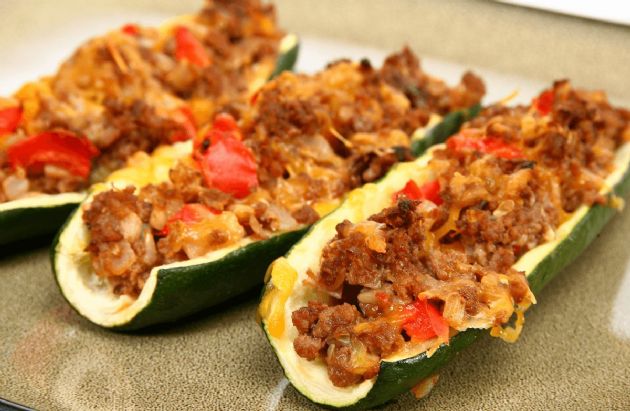 Southwest Zucchini Boats