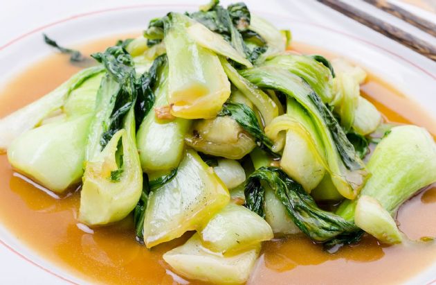 Spicy Garlic Baby Bok Choy