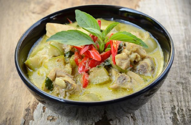 Thai Green Curry With Chicken