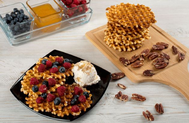 Whole-Wheat Pecan Waffles or Pancakes