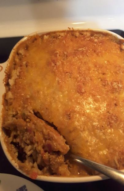 Chicken Taco Casserole