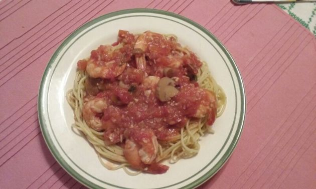Chilli & Tomato Tiger Prawns