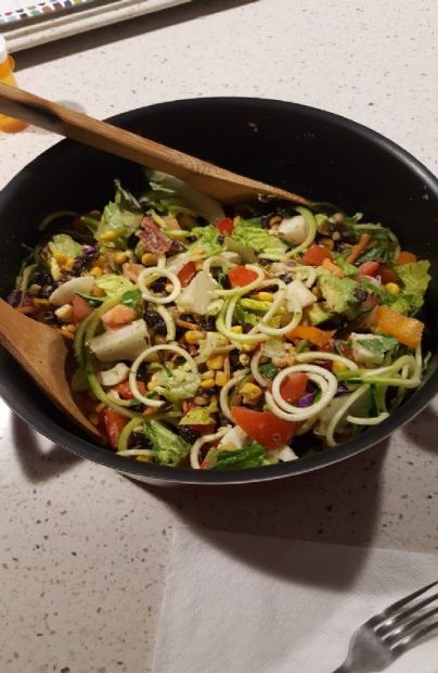 BLT Salad w/Black Beans & Corn