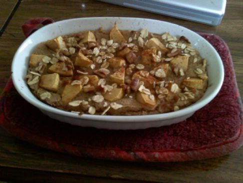 Baked Breakfast Cake - Apple Pie Style