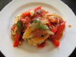 Cacciatore-style Halibut