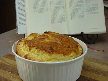 Pear Blue Cheese Souffle