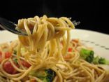 Roasted Garlic and Vegetable Spaghetti