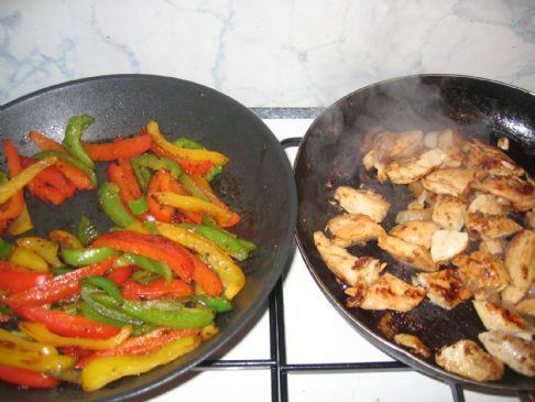 Fig BBQ Chicken Fajitas