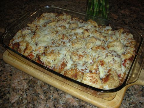 Chicken Parm Baked Ziti