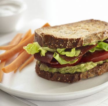 Veggie-Bacon Avocado Sandwich