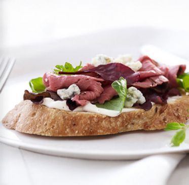 Open Face Roast Beef Sandwich