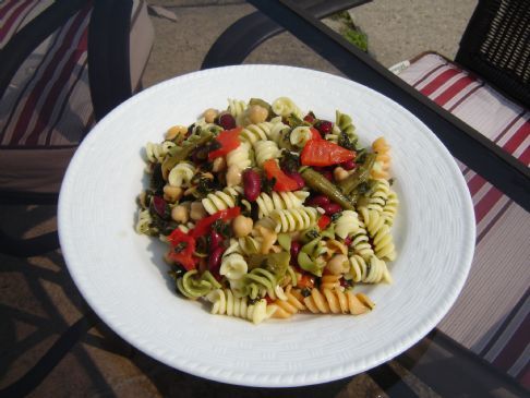 Three Bean Pasta Salad