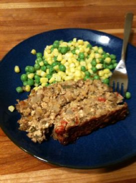 Vegan Lentil, Rice and Tofu Loaf (1950s Meatl Loaf brought to 2010s)